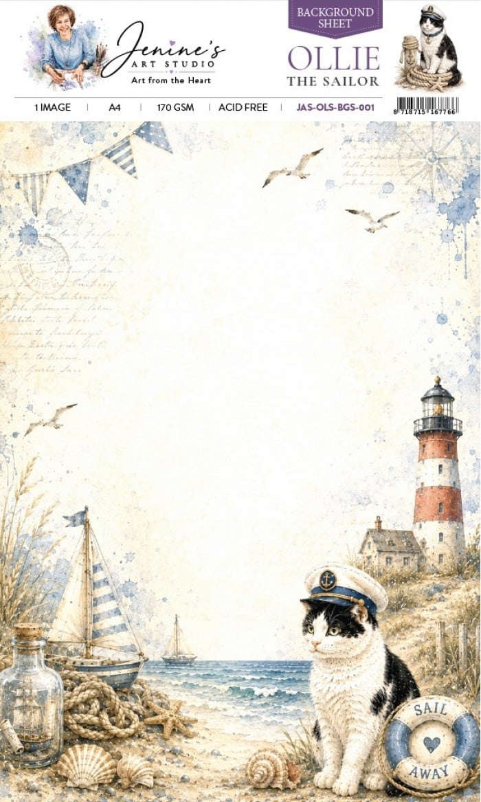 Jenine's Art Studio – Ollie the Sailor – Background Sheet 001 JAS-OLS-BGS-001