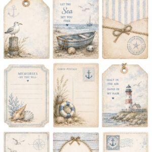 Jenine's Art Studio – Ollie the Sailor – Journal Cards 002JAS-OLS-JC-002