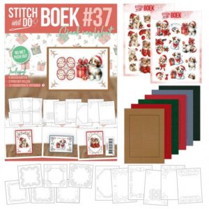 Stitch & Do boek A6 - 37 - Warm Christmas Paws STDOBB037