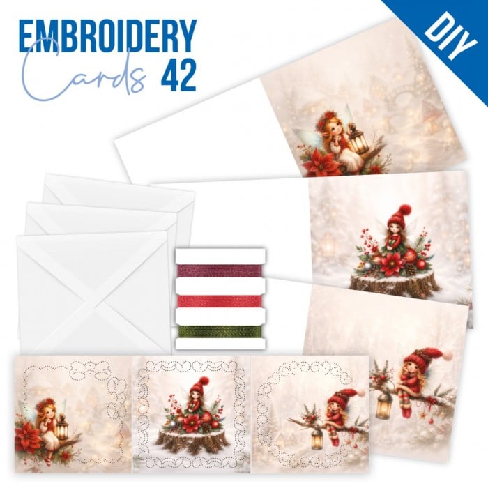 Stitch and Do Cards 42 - Fairy Christmas STDOPP042