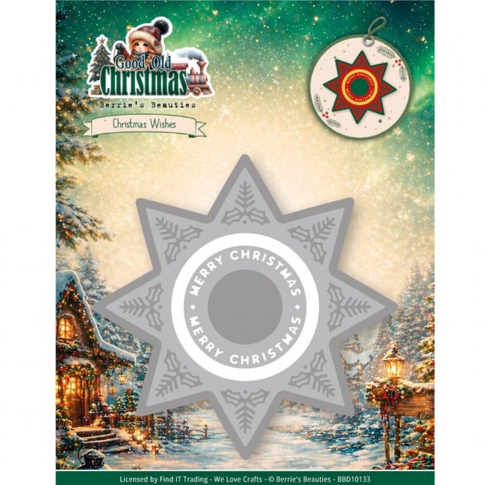 Dies - Berries Beauties - Good Old Christmas - Christmas Wishes BBD10133