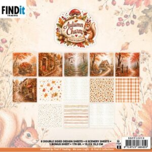 Paperpack - Find It Collection - Autumn Charm - 15.2 x 15.2 cm BBPP10058