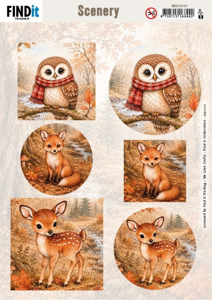 Scenery Push out - Find It Collection - Autumn Charm BBSC10147
