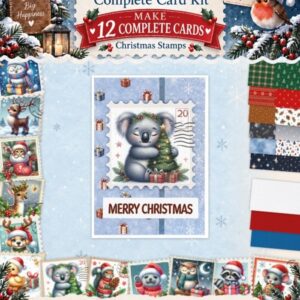 Berrie's Beauties - Complete Card Kit - Christmas Stamps Animals BBCK10001