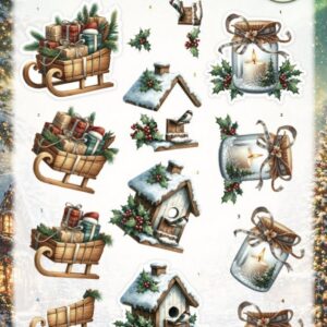 3D Cutting Sheet - Berries Beauties - Good Old Christmas - VarietyCD12518