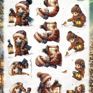 3D Cutting Sheet - Berries Beauties - Good Old Christmas - Girl CD12520