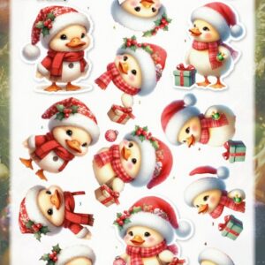 3D Cutting Berrie,s Beauties  Furry chrismas friends - Christmas Funny Duck CD12526