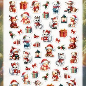 Cutting Sheet - Berries Beauties - Furry Christmas Friends - Small Elements  CD12529