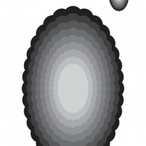Find It Basics - Nesting Dies - Scalloped Oval FITBND019