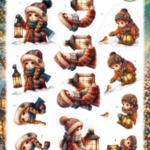 3D Pushout Sheet - Berries Beauties - Good Old Christmas - GirlSB11165
