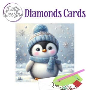 Dotty Designs Diamond Cards - Frosty Penguin Wishes DDDC1237