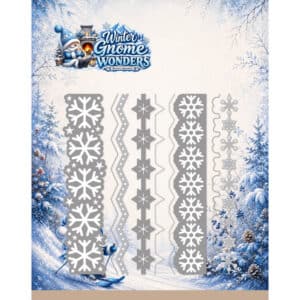 Dies - Berries Beauties - Winter Gnome Wonders - Snowflake Border BBD10143