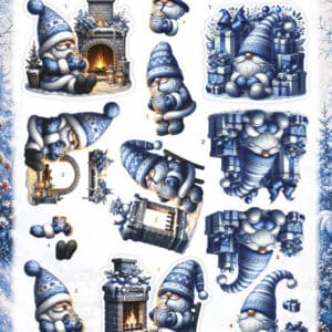 3D Cutting Sheet - Berries Beauties - Winter Gnome Wonders - Winter Comforts CD12545