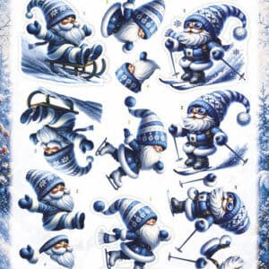 3D Cutting Sheet - Berries Beauties - Winter Gnome Wonders - Winter FunCD12547