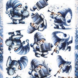 3D Cutting Sheet - Berries Beauties - Winter Gnome Wonders - Frozen HarmoniesCD12548