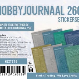 Stickerset Hobbyjournaal 260 HJSTS16