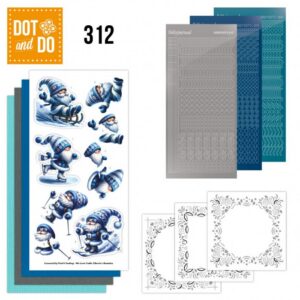 Dot and Do 312 - Blue Winter Gnomes DODO312