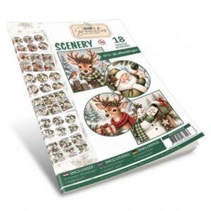 Push-Out Book Scenery 18 - Furry Christmas Friends BBPOS10018
