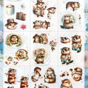 Cutting Sheet - Berries Beauties - Groundhog - Mini CD12543