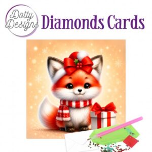 Dotty Designs Diamond Cards - Merry Little Fox DDDC1235