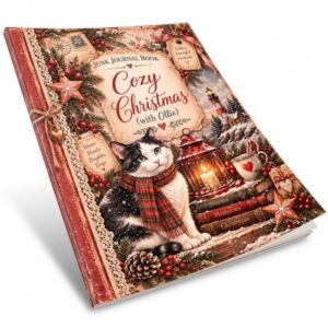 Jenine's Art Studio - Junk Journal Book - Ollie - Cozy Christmas JAS-OLL-JJB-001