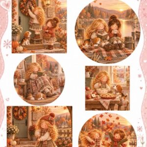 Mabel & Moss - Autumn Days - Scenery Sheet MMSB10007
