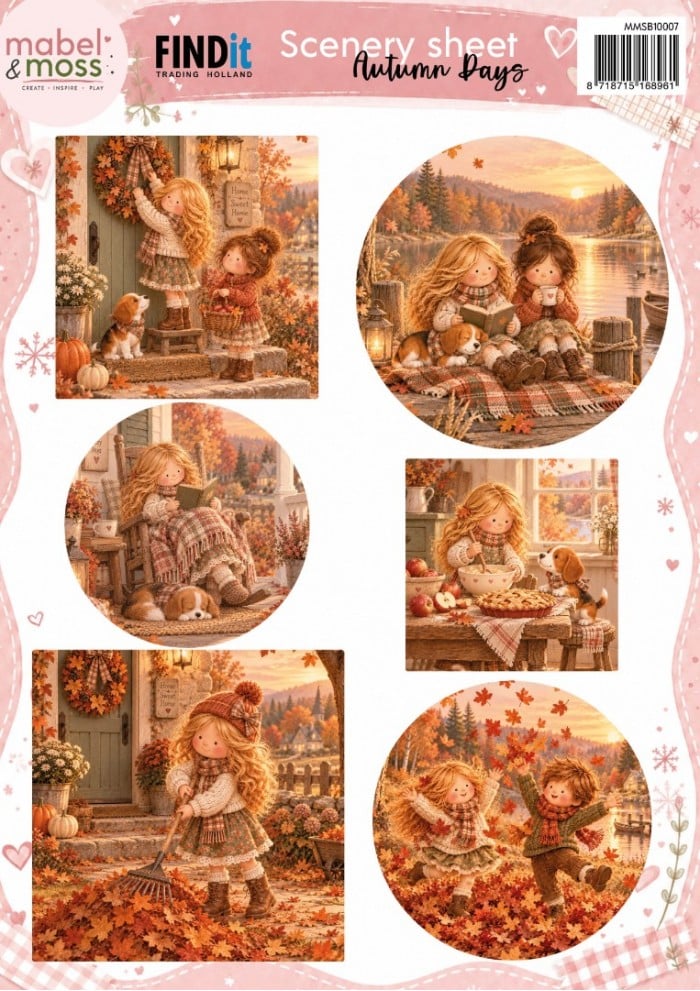 Mabel & Moss - Autumn Days - Scenery Sheet MMSB10007