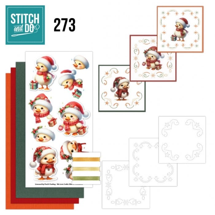 Stitch and Do 273 - Furry Christmas Friends STDO273